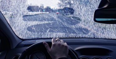 Picture of poor visibility in Winter